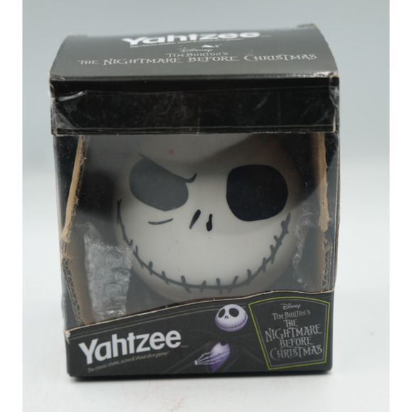 Yahtzee Jack Skellington Nightmare Before Christmas Disney Dice Game - Picture 2 of 5
